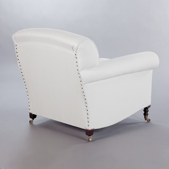 Full Sroll Arm Signature Chair. Monica James & Co. Miami Design District, South Florida. Local nation wide delivery.