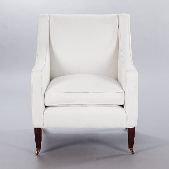 Georgian Chair with Seat Cushion. Monica James & Co. Miami Design District, South Florida. Local nation wide delivery.