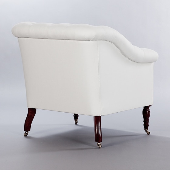 Somerville Chair (Buttoned). Monica James & Co. Miami Design District, South Florida. Local nation wide delivery.