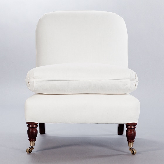 Ottoman Chair. Monica James & Co. Miami Design District, South Florida. Local nation wide delivery.