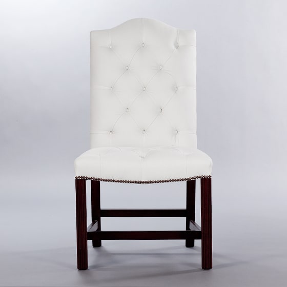 Gainsborough Side Chair (Buttoned). Monica James & Co. Miami Design District, South Florida. Local nation wide delivery.
