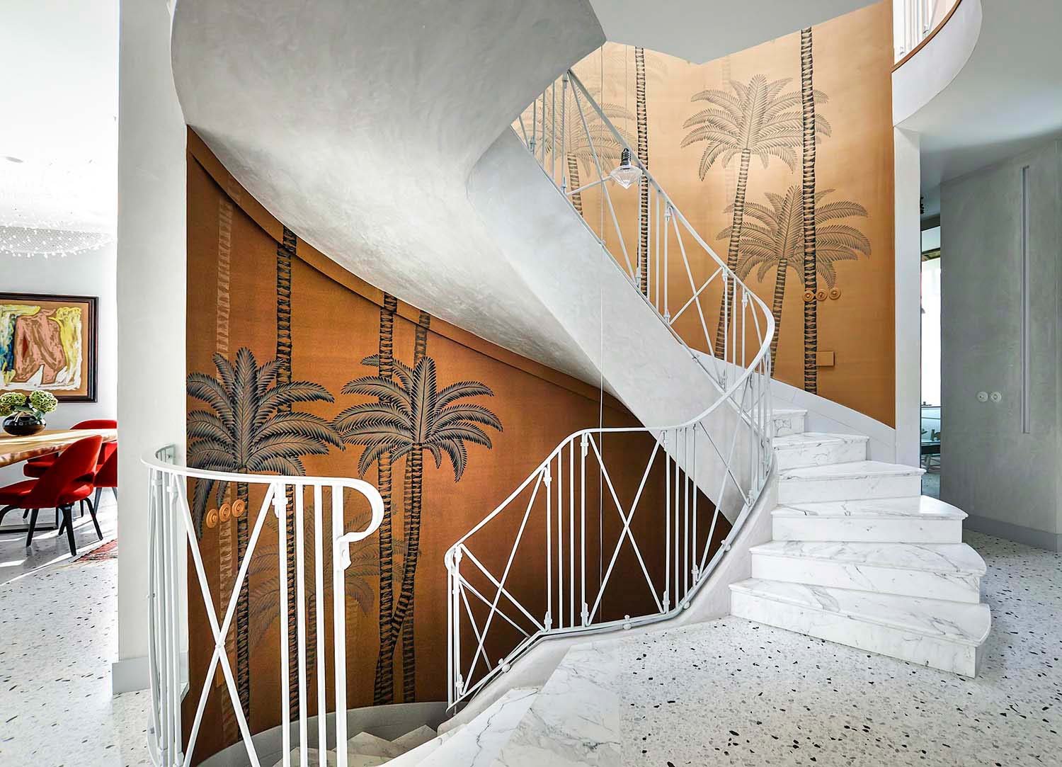 Misha Wallcoverings - Palms | Monica James & Co | Miami Design District