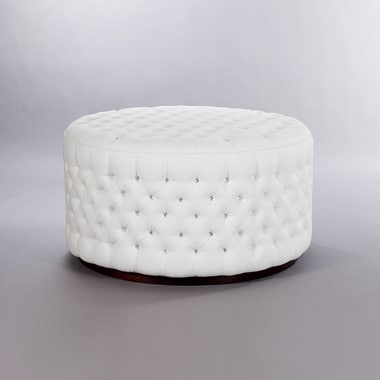 Soho Buttoned Drum. Monica James & Co. Miami Design District, South Florida. Local nation wide delivery.