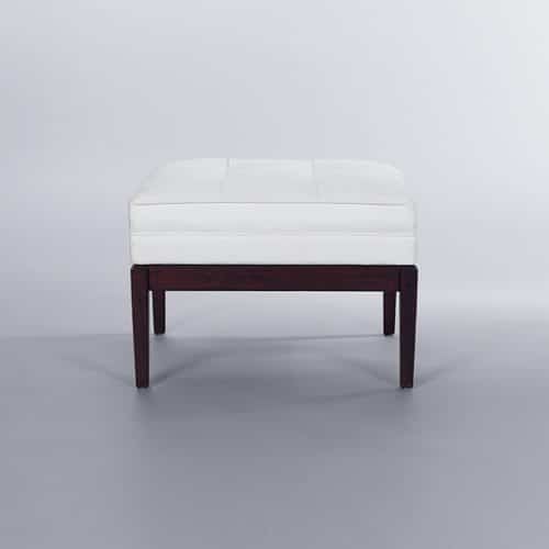 Baby Norris Stool (Pin Tucked). Monica James & Co. Miami Design District, South Florida. Local nation wide delivery.