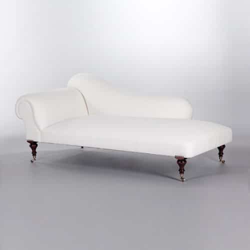 Elphinstone Chaise (Unbuttoned). Monica James & Co. Miami Design District, South Florida. Local nation wide delivery.