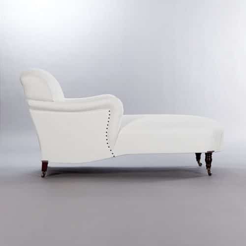 George Smith Chaise. Monica James & Co. Miami Design District, South Florida. Local nation wide delivery.