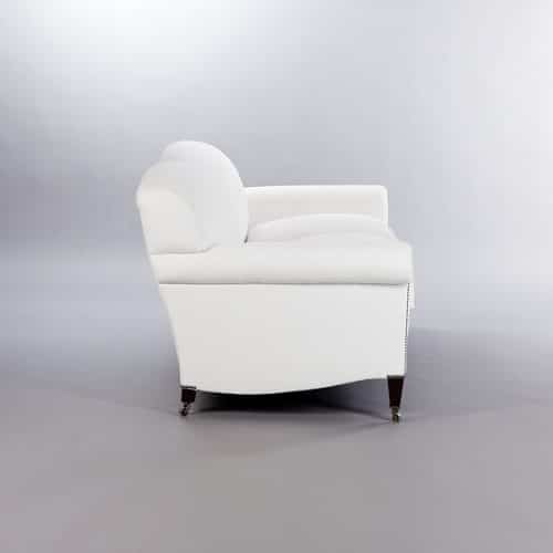 Full Scroll Arm Signature Sofa. Monica James & Co. Miami Design District, South Florida. Local nation wide delivery.