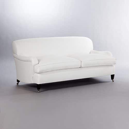 Straight Top Whole Back Signature Arm Sofa. Monica James & Co. Miami Design District, South Florida. Local nation wide delivery.