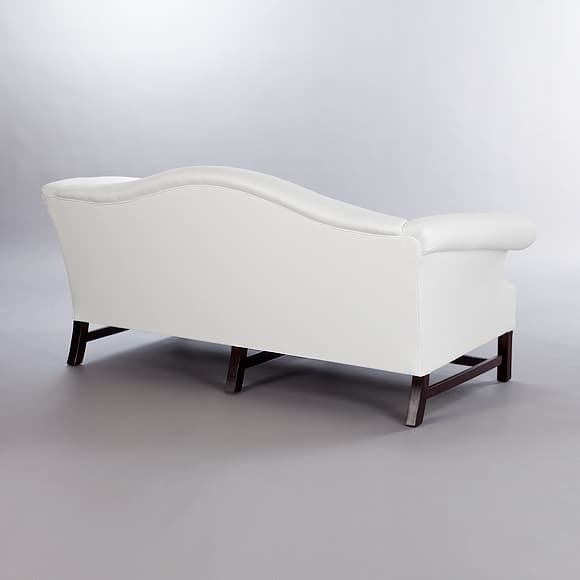 Chippendale with Fixed Seat Sofa. Monica James & Co. Miami Design District, South Florida. Local nation wide delivery.