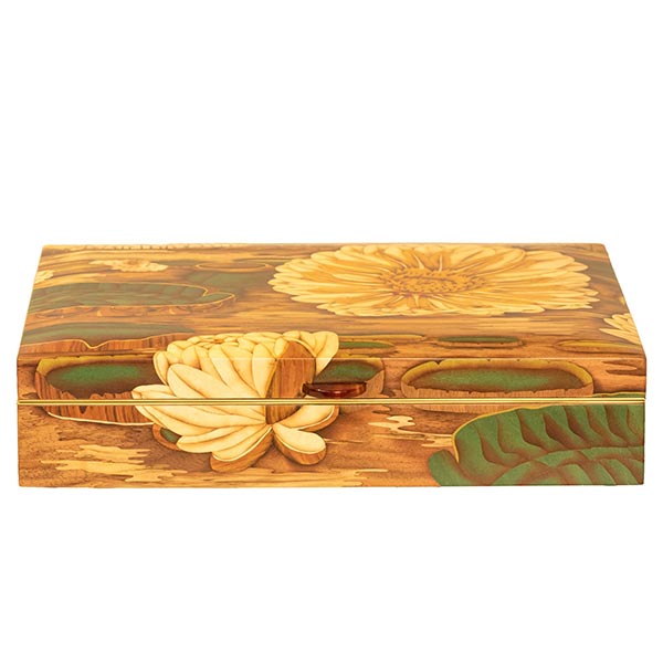 Wood Waterlily Box