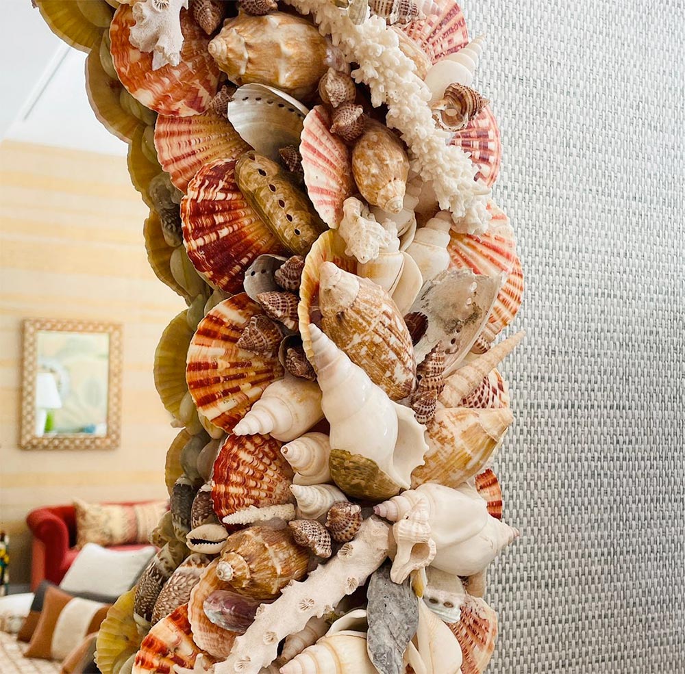 Sculptural Coral & One-of-a-Kind Shell Mirrors