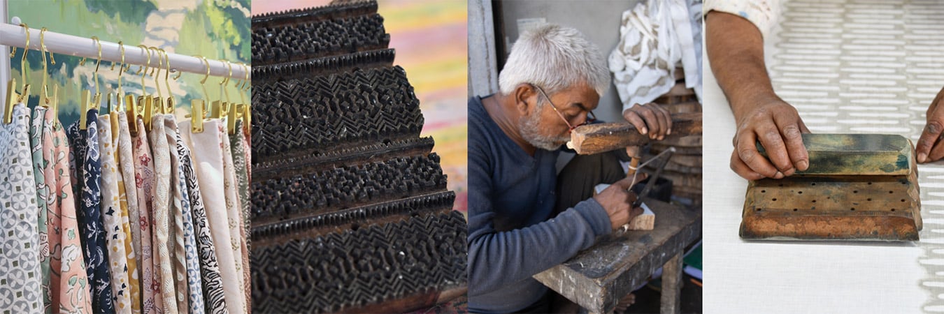 Allem Studio - Traditional hand-carved wooden blocks.| Monica James & Co | Miami Design District