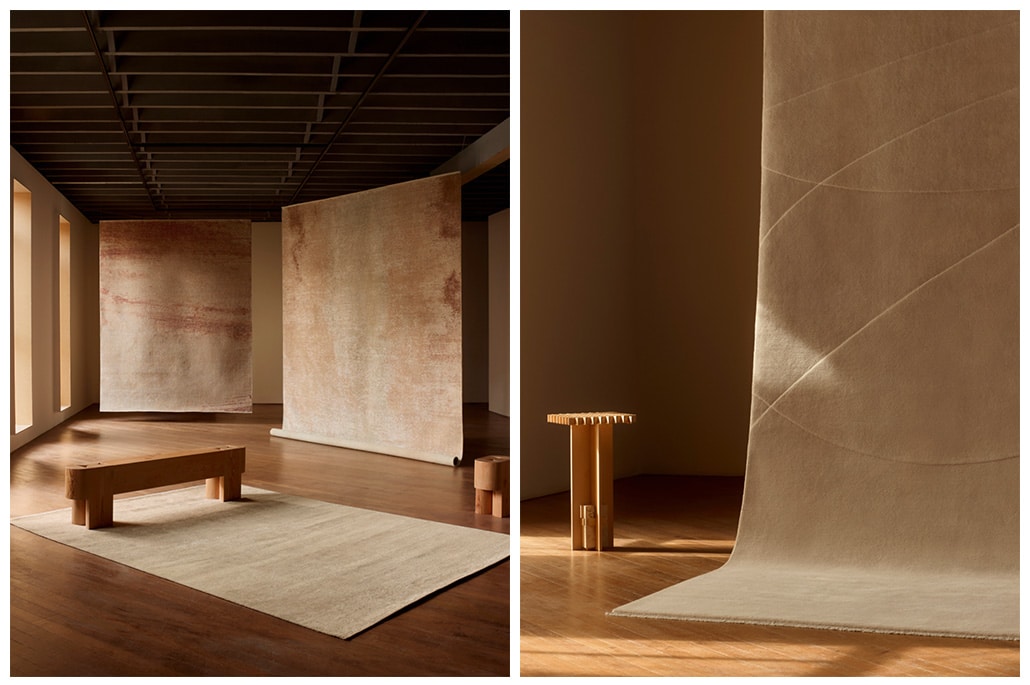 Discover Gaia, Armadillo’s new sculptural collection featuring six handcrafted rugs — Marea, Alma, Cirrus, Aerie, Palloza and Willow.